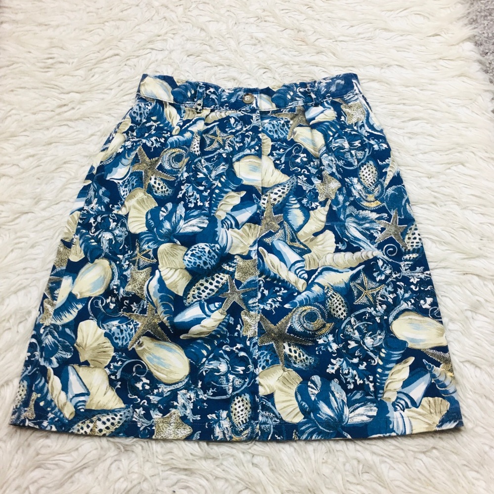 Willowbend Line-A Skirt Print Seal Size 12